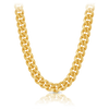 Miami Link Chain Necklace in 18ct Yellow Gold Hardy Brothers 