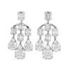 2.69 Carat Chandelier Fancy Cut Diamond Drop Earrings in 18ct White Gold Hardy Brothers 
