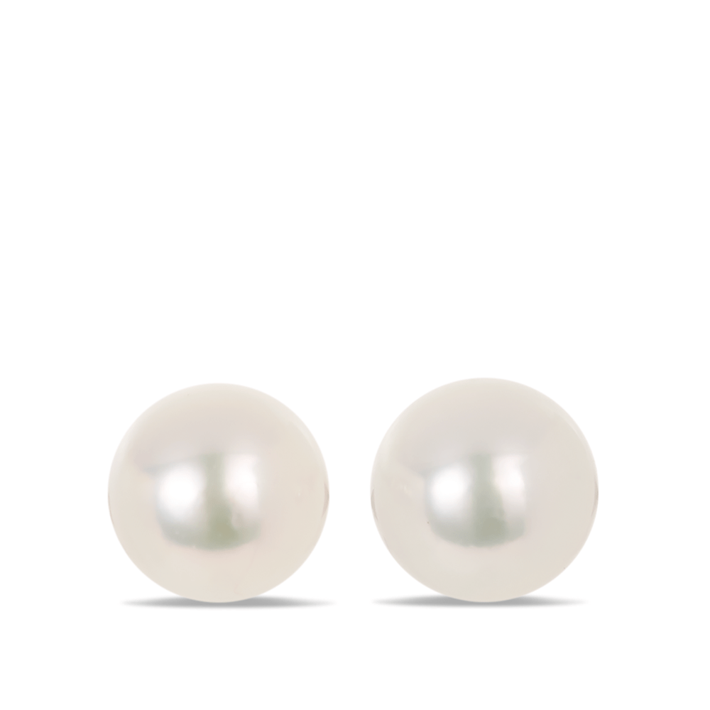 Akoya Pearl Stud Earrings in 18ct White Gold Hardy Brothers Jewellers