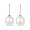 Australian South Sea Pearl Drop Earrings in 18ct White Gold Hardy Brothers Jewellers
