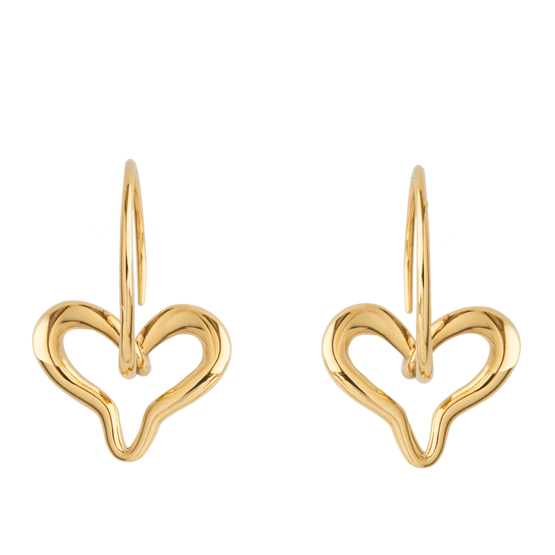 Evolve 18ct Yellow Gold Earrings Hardy Brothers Jewellers