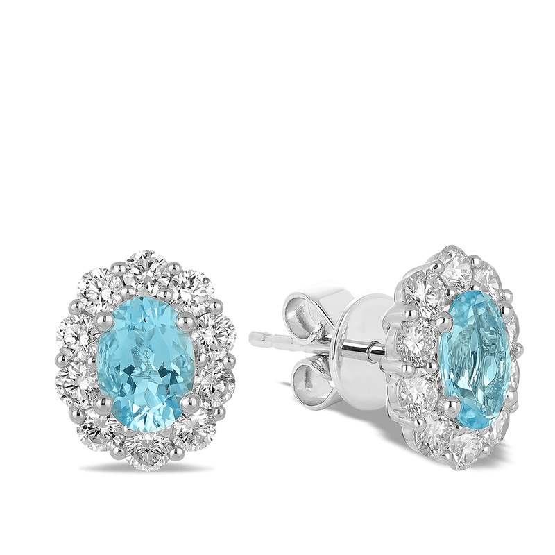 Aquamarine and Diamond Duo Earrings in 9ct Gold 013-01332 – Jarrett Fine  Jewellery