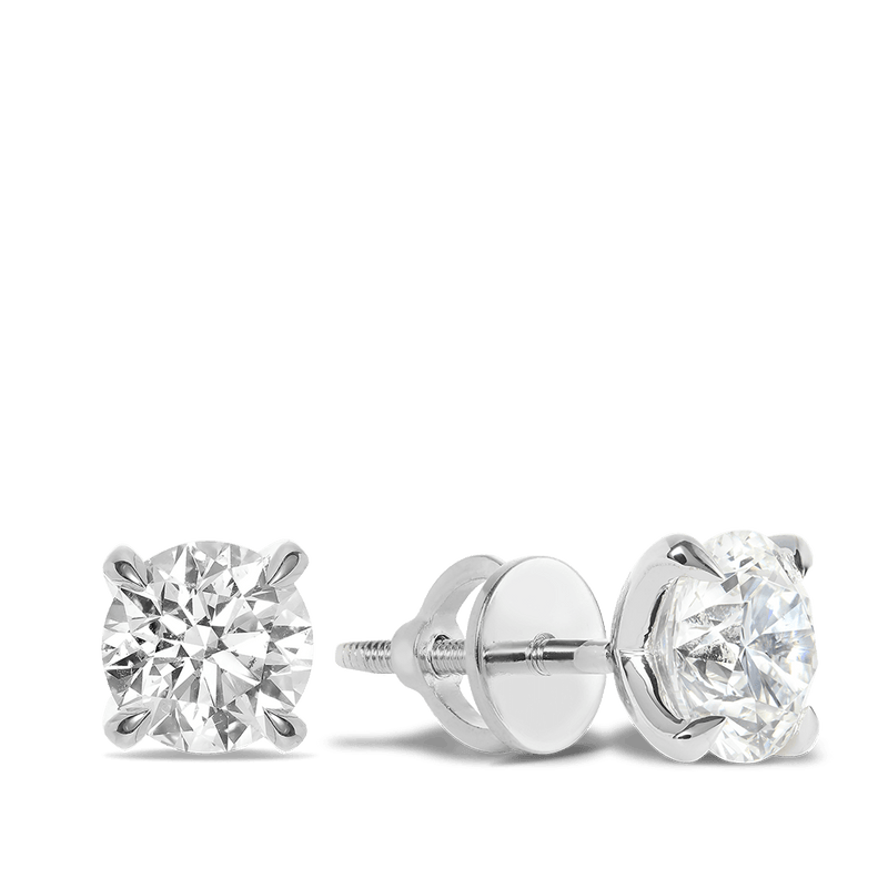 Paeonia 2.00ct Diamond Studs Hardy Brothers Jewellers