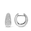 Pave Diamond Hoops Hardy Brothers Jewellers