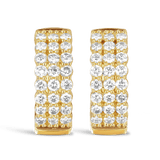 Quintessential 0.50 Carat Diamond Hoop Earrings in 18ct Yellow Gold Hardy Brothers Jewellers