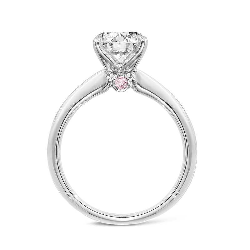 Paeonia 2.04ct Round Brilliant Cut Diamond Engagement Ring Hardy Brothers Jewellers