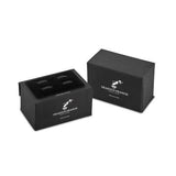 Sterling Silver Black Shark Cufflinks Hardy Brothers Jewellers