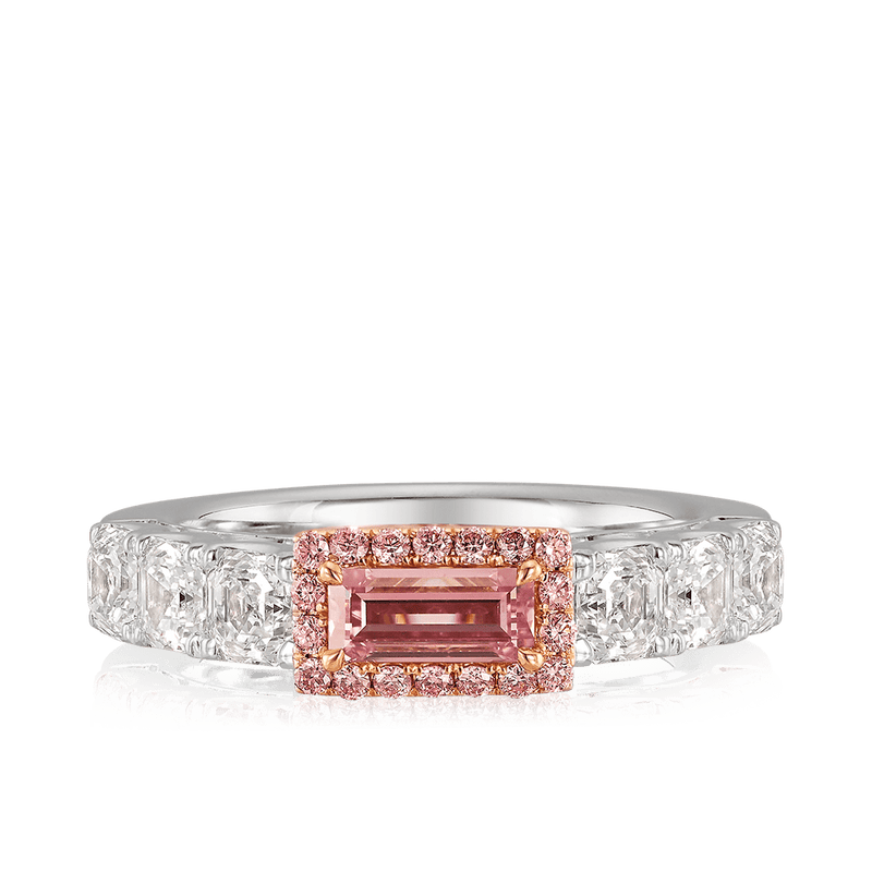 Vault 2.20 Carat Argyle Pink Diamond Ring in 18ct White Gold Hardy Brothers Jewellers 
