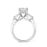 Vault 3.34 Carat Trilogy Diamond Engagement Ring in 18ct White Gold Hardy Brothers Jewellers 