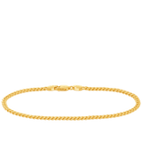 Curb Link Bracelet in 18ct Yellow Gold Hardy Brothers Jewellers 