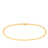 Curb Link Bracelet in 18ct Yellow Gold Hardy Brothers Jewellers 