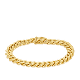 Miami Link Bracelet in 18ct Yellow Gold Hardy Brothers Jewellers 
