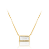 1.07 Carat Baguette Cut Diamond Necklace in 18ct Yellow Gold Hardy Brothers Jewellers 