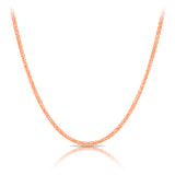 18ct Rose Gold Wheat Link Chain Hardy Brothers Jewellers