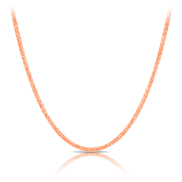 18ct Rose Gold Wheat Link Chain Hardy Brothers Jewellers