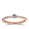 Kimberley Blue Round Brilliant Diamond Stacker Hardy Brothers Jewellers