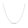 Flat Curb Link Chain in 18ct White Gold Hardy Brothers 