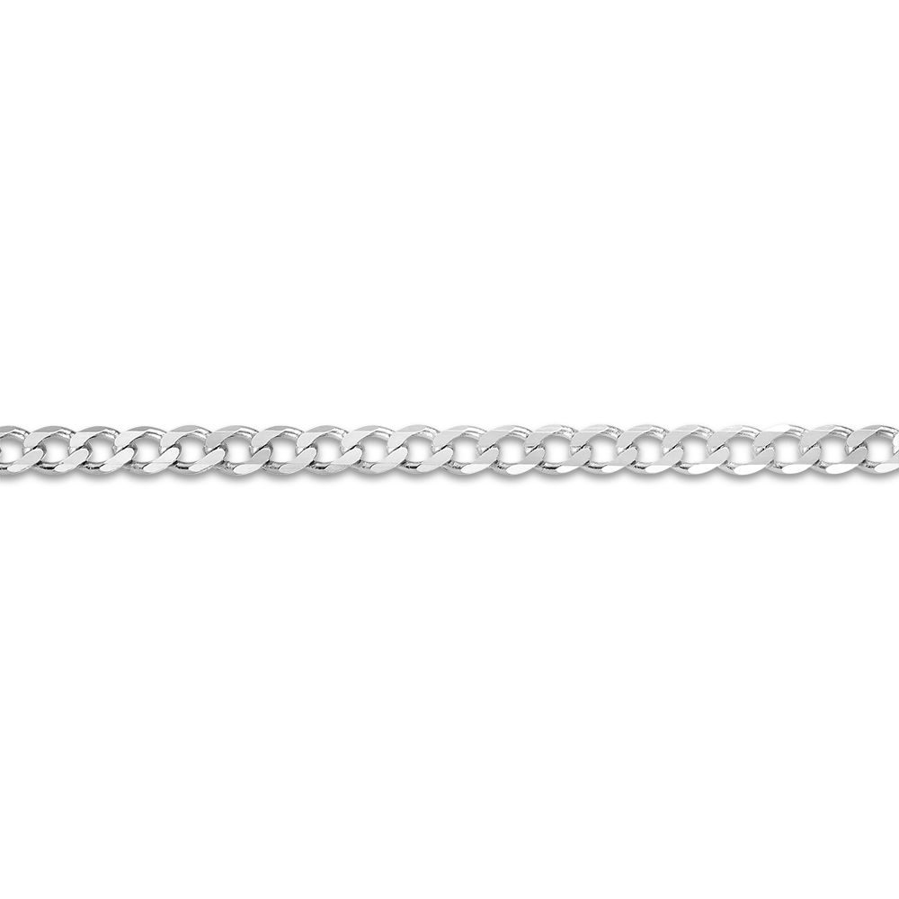White gold flat chain discount