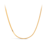 Herringbone Chain Necklace in 18ct Yellow Gold Hardy Brothers Jewellers