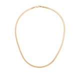 Herringbone Chain Necklace in 18ct Yellow Gold Hardy Brothers Jewellers