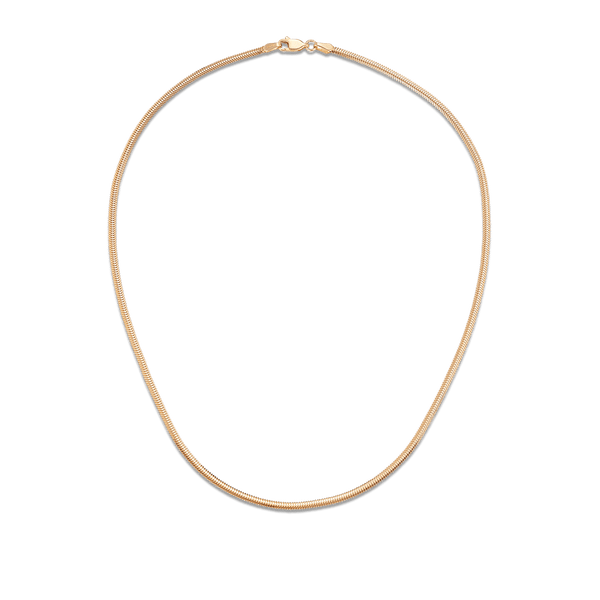 Snake Chain Necklace in 18ct Yellow Gold Hardy Brothers 