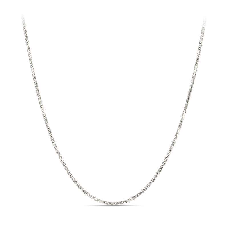 White gold 2025 fine chain necklace