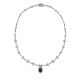 Vault 7.56 Carat Australian Sapphire and Diamond Necklace Hardy Brothers Jewellers
