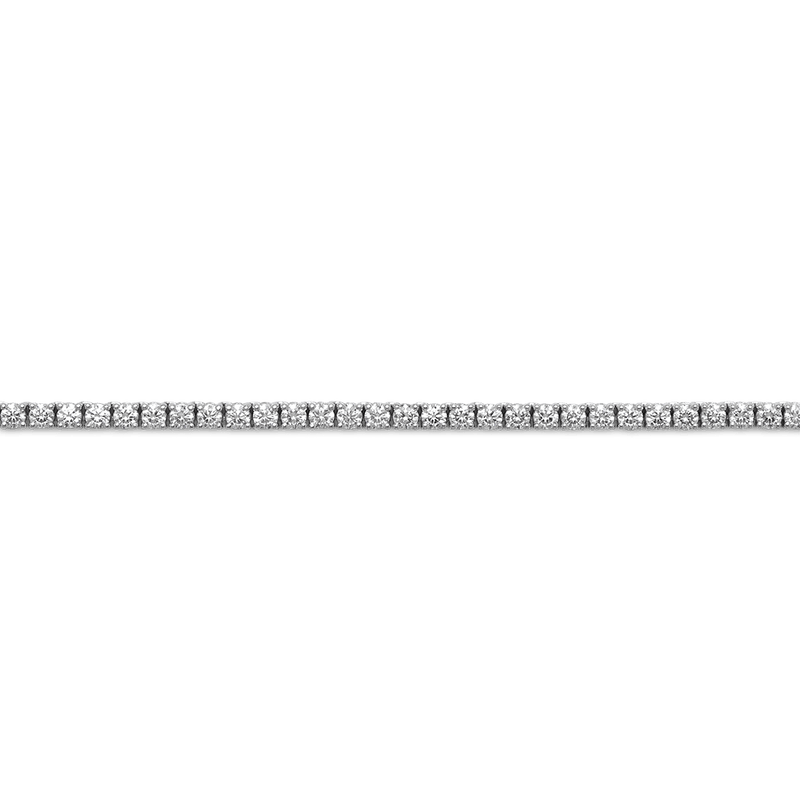 9.00 Carat Diamond Tennis Necklace in 18ct White Gold Hardy Brothers 