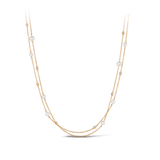 Diamond and Akoya Pearl Necklace in 18ct Yellow Gold Hardy Brothers Jewellers