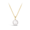 Akoya Pearl Pendant in 18ct Yellow Gold Hardy Brothers 