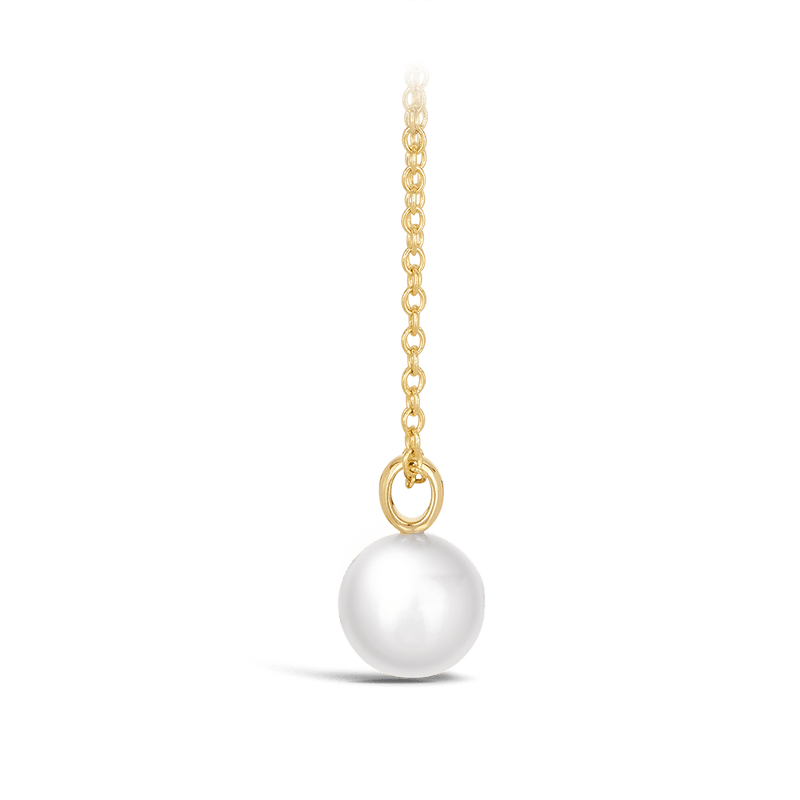 Akoya Pearl Pendant in 18ct Yellow Gold Hardy Brothers 