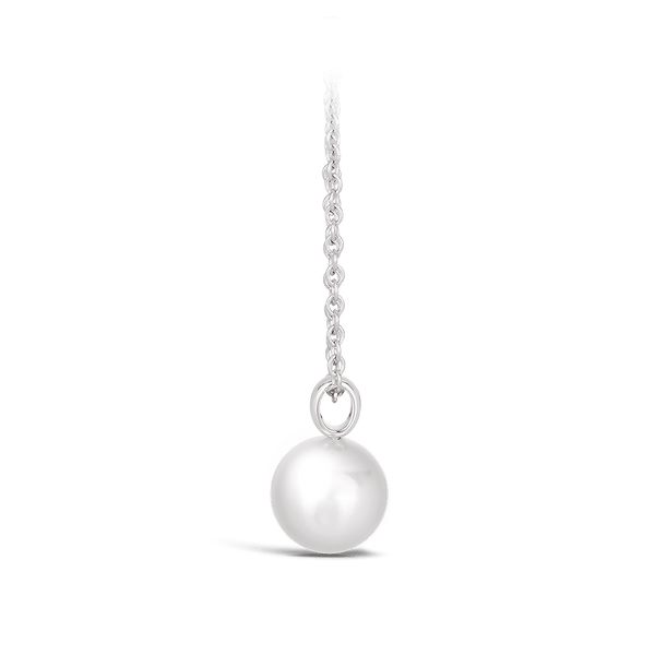 Akoya Pearl Pendant in 18ct White Gold Hardy Brothers 