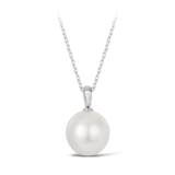 Australian South Sea Pearl Pendant in 18ct White Gold Hardy Brothers Jewellers