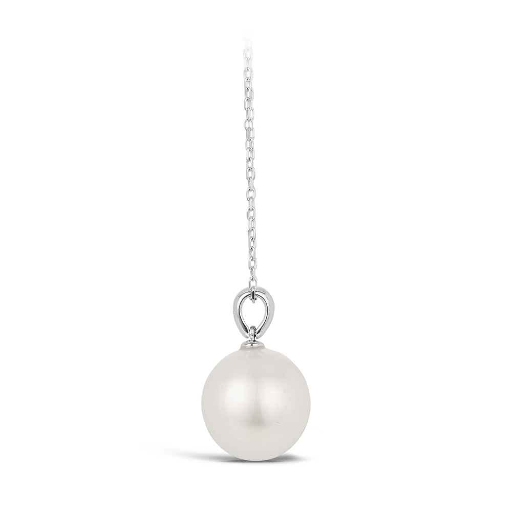 Australian South Sea Pearl Pendant in 18ct White Gold Hardy