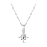 Celestial 0.50ct Princess Cut Diamond Pendant Hardy Brothers Jewellers