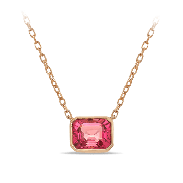 Quintessential Colour Tourmaline Necklace in 18ct Rose Gold Hardy Brothers 