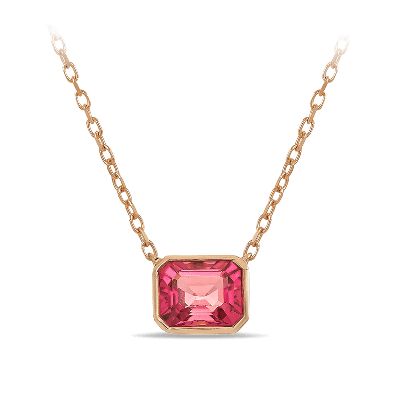 Quintessential Colour Tourmaline Necklace in 18ct Rose Gold Hardy Brothers 