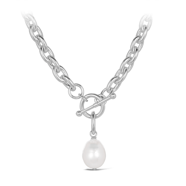 Baroque South Sea Pearl Necklace in Silver Hardy Brothers Jewellers