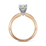 Paeonia 1.54 Carat Diamond Solitaire Engagement Ring in 18ct Rose Gold