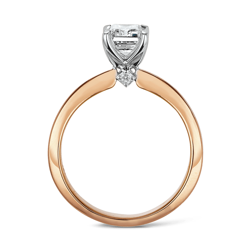 Paeonia 1.54 Carat Diamond Solitaire Engagement Ring in 18ct Rose Gold