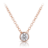 Quintessential 0.25 Carat Diamond Pendant in 18ct Rose Gold Hardy Brothers 