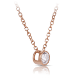 Quintessential 0.25 Carat Diamond Pendant in 18ct Rose Gold Hardy Brothers 