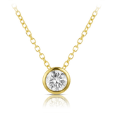 Quintessential 0.50 Carat Diamond Pendant in 18ct Yellow Gold Hardy Brothers 