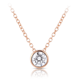 Quintessential 0.50 Carat Diamond Pendant in 18ct Rose Gold Hardy Brothers 