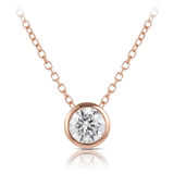 Quintessential 0.70 Carat Diamond Pendant in 18ct Rose Gold Hardy Brothers 