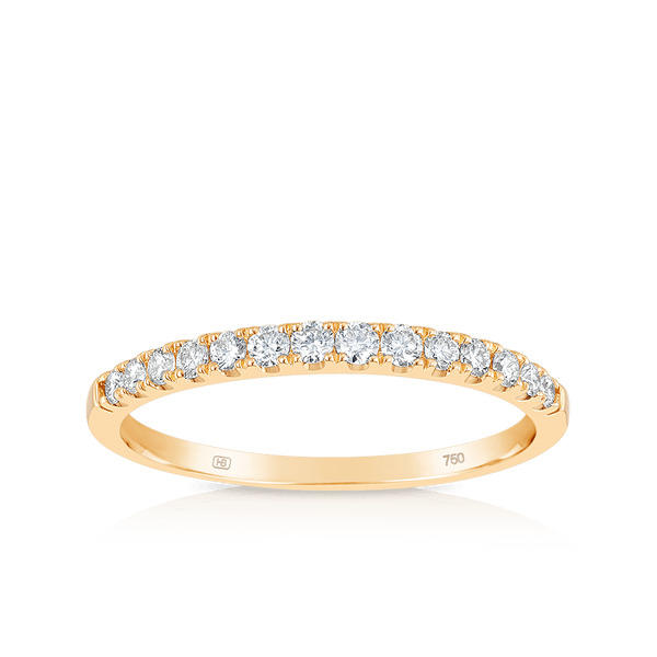 Quintessential 0.28 Carat Diamond Ring in 18ct Yellow Gold Hardy Brothers 