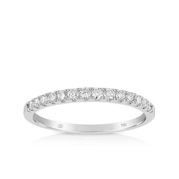 Quintessential 0.28 Carat Diamond Ring in 18ct White Gold Hardy Brothers 