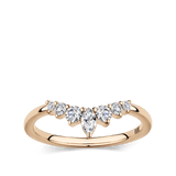0.34 Carat Contour Diamond Wedding Ring in 18ct Rose Gold Hardy Brothers 