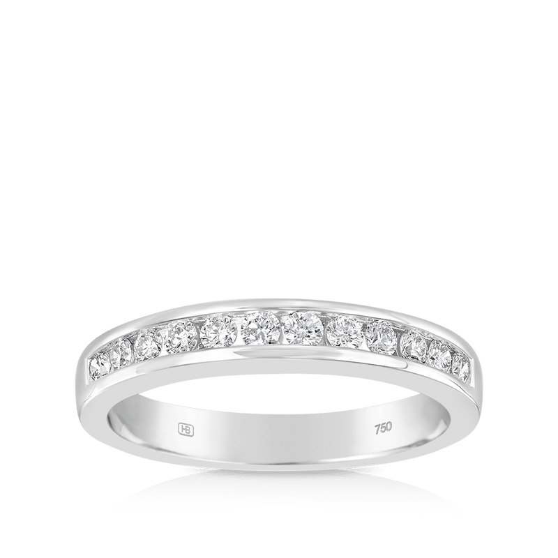 Quintessential 0.36c Carat Diamond Ring in 18ct White Gold Hardy Brothers 