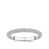 Raffiné 0.45 Carat Triple Pavé Diamond Ring in 18ct White Gold Hardy Brothers 